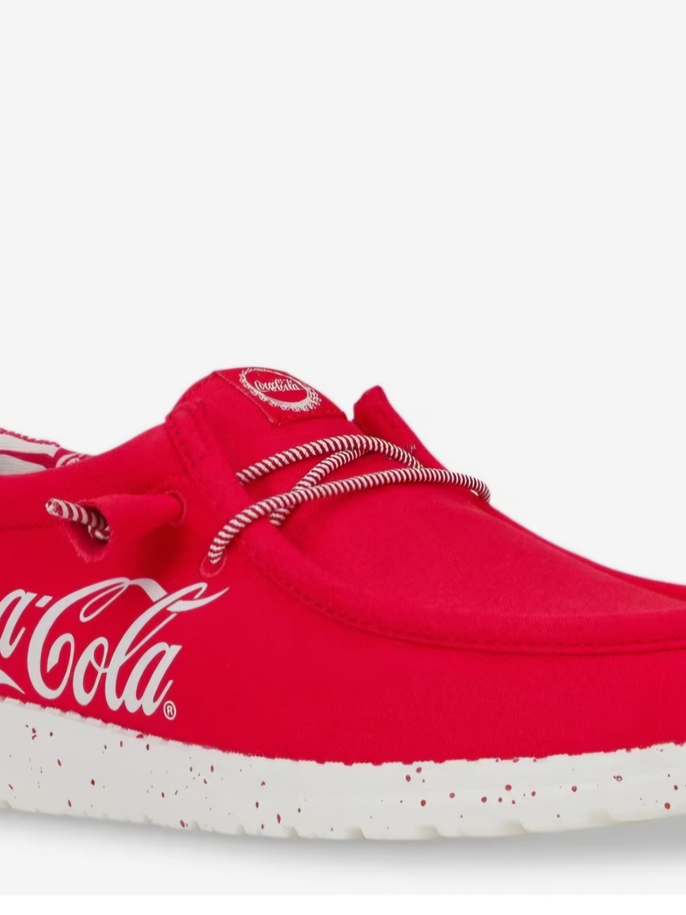 Hey DUDE'S Coca Cola Red Low-Profile Men's Boat Shoe SIZE 13